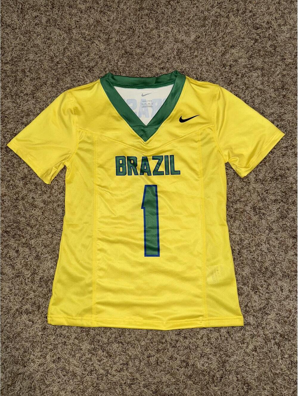 Nike Women’s Brazil National Soccer Team Digital Vapor Flag Football Jersey